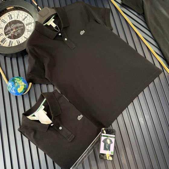 Polo Lacoste Black C44
