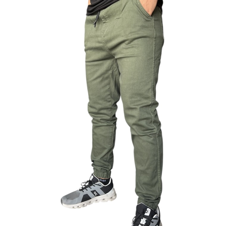 Green Cargo pant, no pockets on the knees c62