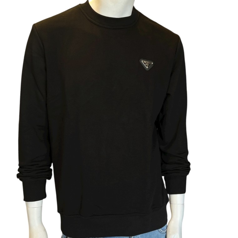 Sweatshirt prada c82, black
