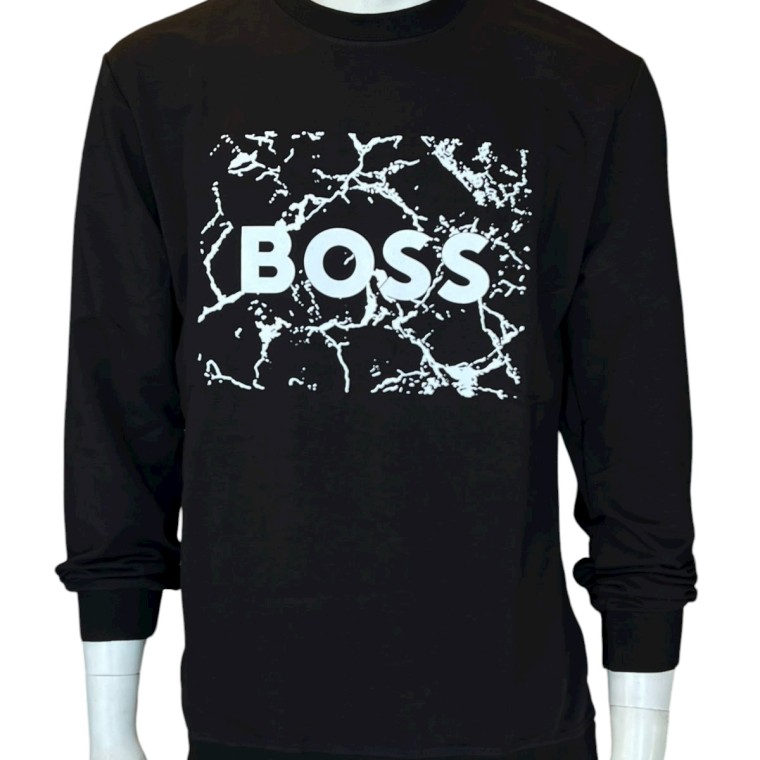 Sweatshirt boss c87, black