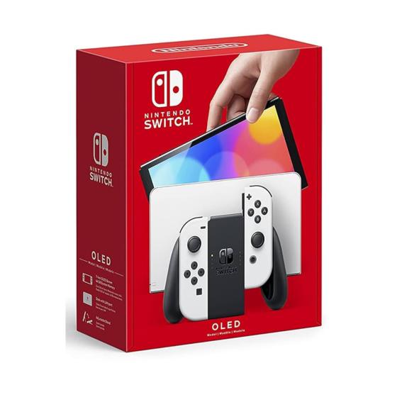 Nintendo Switch – OLED Model White JoyCon