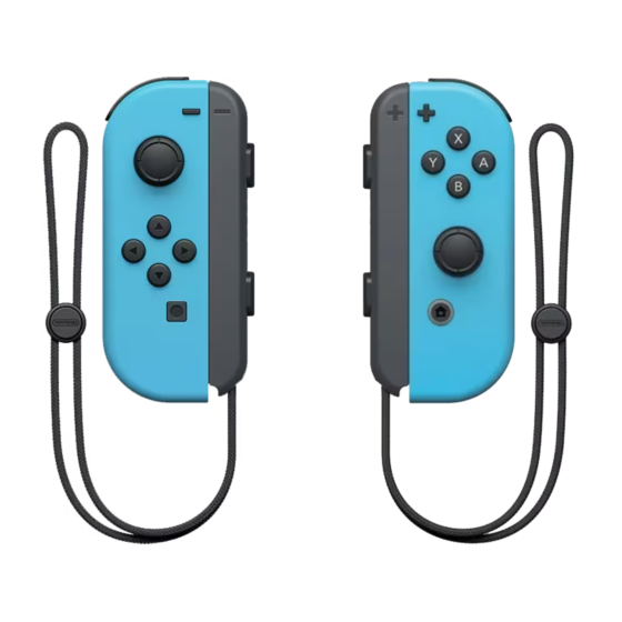 Nintendo Switch JoyCon (L/R) - Neon Blue/Neon Blue (Used)