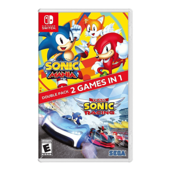 Sonic Mania and Team Sonic Racing Double Pack – Nintendo Switch (Used)