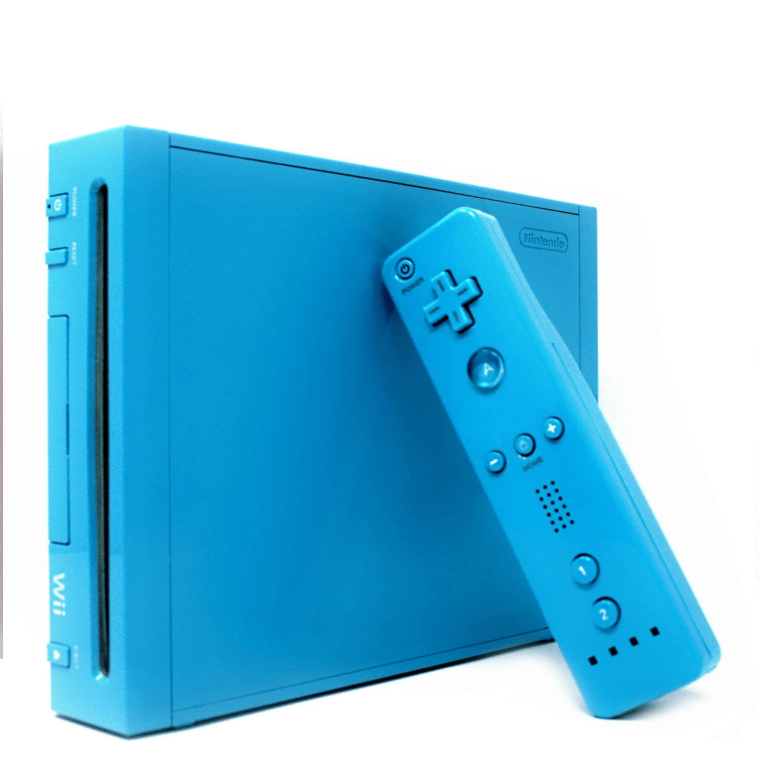 Nintendo Wii Console Limited Edition - Blue (Used)