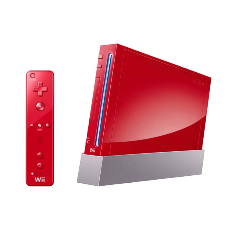 Nintendo Wii Console - Red Modded (Used)