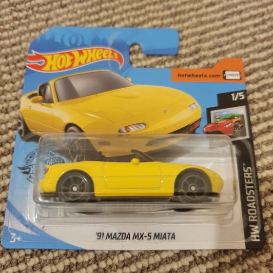 Hot Wheels 91 Mazda Mx-5 Miata