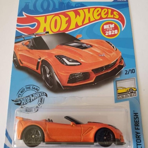 Hot Wheels 19 Corvette Zr1 Convertible
