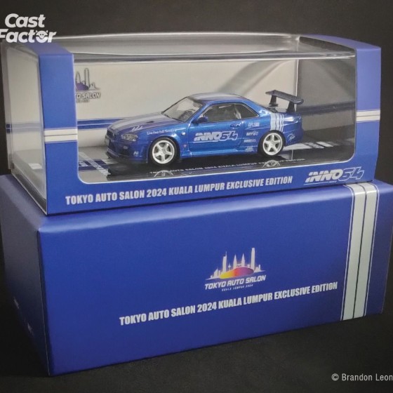 inno64 tokyo auto salon 2024 kuala lumpur nissan skyline gtr R34