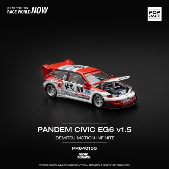 pop race pandem civic eg6