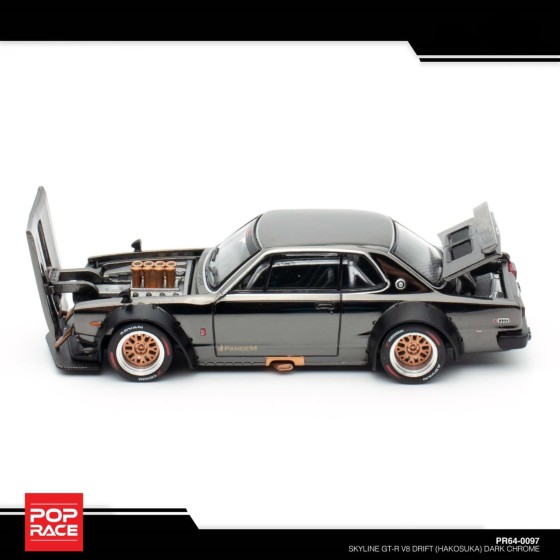 pop race skyline gt r v8 drift hakosuka