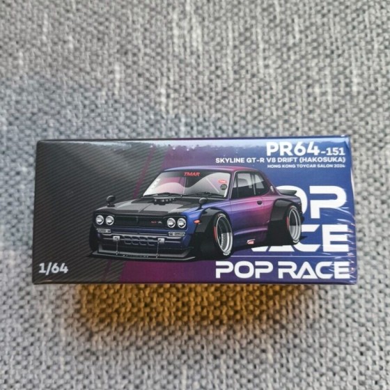 pop race skyline gt r v8 drift hakosuka hong kong toycar salon 2024