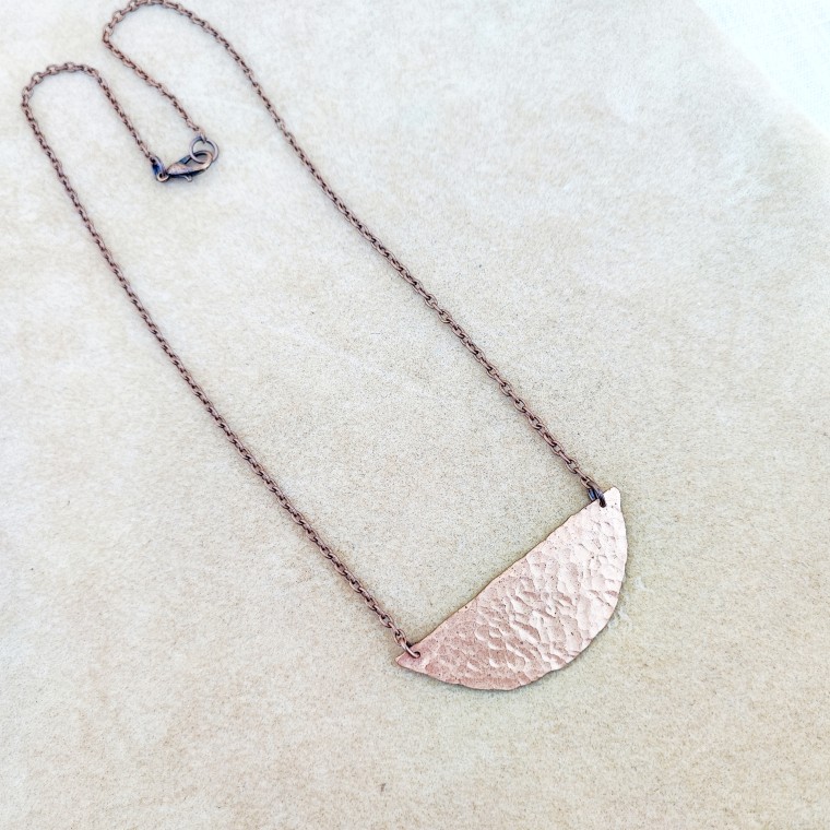 Geometrical Copper Necklace