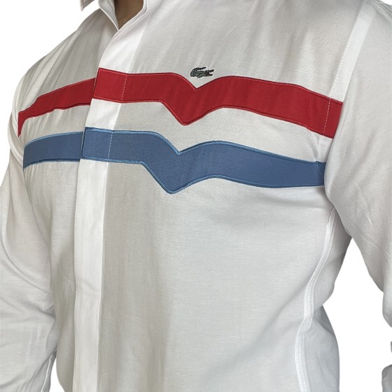LACOSTE White Shirt A6 - 1