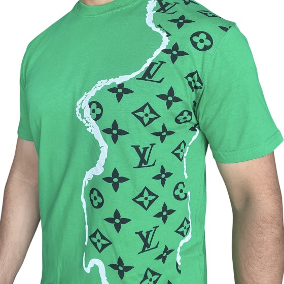 T-shirt LV Green B40 - 1