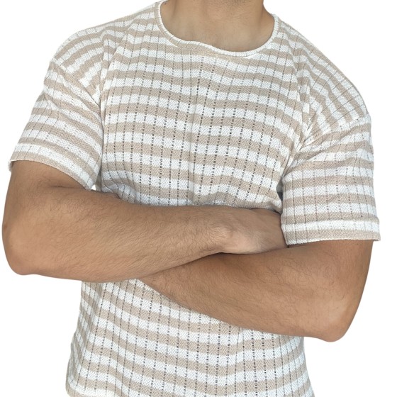 Oversized Tshirt Beige B52 - 1