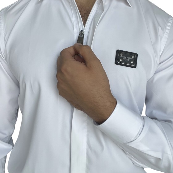 White Shirt DOLCE&GABBANA Zipper C16 - 1