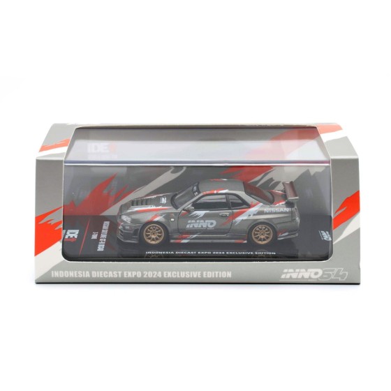 Inno64 Nissan Skyline Gt R R34 Indonesia Diecast Expo 2024 Exclusive Edition - 1