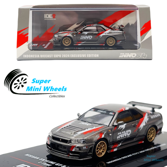 Inno64 Nissan Skyline Gt R R34 Indonesia Diecast Expo 2024 Exclusive Edition - 2