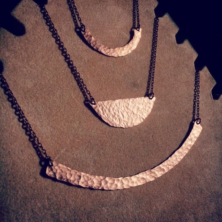 Geometrical Copper Necklace - 2