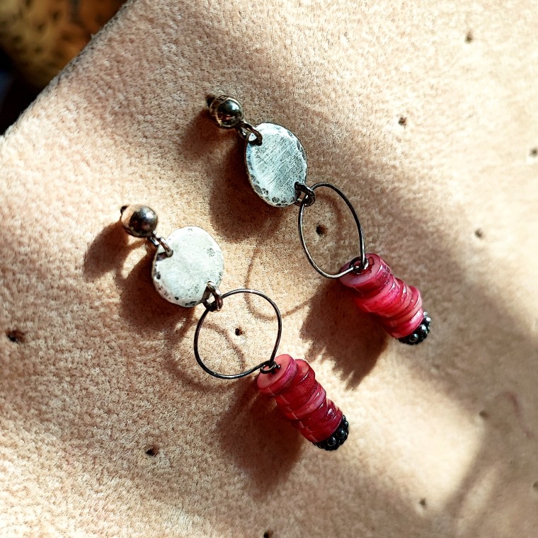 Boho Dangle 925 Silver Earrings - 2