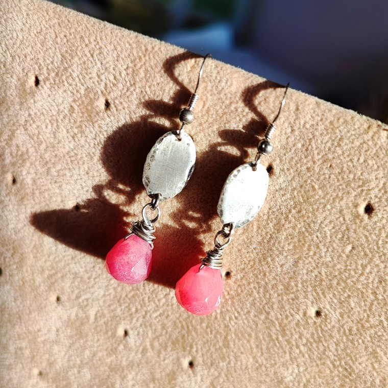 Boho Dangle 925 Silver Earrings - 2